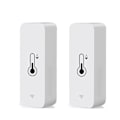 Miniatyrbillede 1 af 5: 2 stk. Tuya Wifi temperatur- og fugtighedssensor indendørs termometer hygrometer