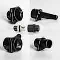 Miniatyrbilde 3 av 5: Oppblåsbar båtpumpe adapter og kite/Boston ventil standard luftpumpe luftventil adapter eikeplate feste