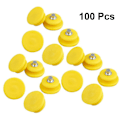 Miniatyrbilde 1 av 3: 100 stk ispigger for sko, sklisikre pigger for utendørssko, trygge brodder, utendørs tilbehør, gule