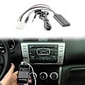 Pikkukuva 3 / 5: Auton Bluetooth 5.0 Aux-kaapeli Mikrofoni Handsfree Matkapuhelin Ilmainen Puheluadapteri Mazda 2 3 5 6 MX5 RX8 CX7 black
