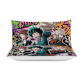 Pikkukuva 3 / 5: c24 My Hero Academia Peittosetti 3-osainen vuodevaatesetti Pehmeä lämmin ja mukava pehmeä sänkysetti, jossa 1 pussilakana ja 2 tyynyliinaa makuuhuoneeseen Kaikki S 135x200cm 53x78in