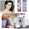 Miniatyrbillede 4 af 4: 2 stk. Razor Comb til hunde, kæledyrshårformer, Razor Comb, hårtrimmer, kam med blade, Razor Comb, dobbeltsidet fjernelse