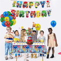 Miniatyrbilde 3 av 5: Super Mario bursdagsfest dekorasjonsutstyr ballonger sett banner kake cupcake toppers sett