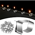Miniatyrbild 1 av 5: Julbelysningsrännkrokar Galvaniserade Julbelysning Takkrokar Julbelysningsklämmor Julbelysningsrännhängare Utomhus Säsongsbelysningskrokar För