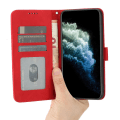 Miniatyrbild 3 av 5: För Samsung Galaxy S23 Ultra Slim Fit Telefonfodral Magnetiskt Spänne Stativ Mobiltelefon Flip Plånboksfodral Red Samsung Galaxy S23 Ultra
