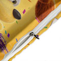 Pikkukuva 4 / 5: x100 Garfield Peittopussilakana Mikrokuitu Vuodevaatesetti 3D-painettu Kevyt 3-osainen Peittosetti, 1 Peittopussi ja 2 Tyynyliinaa Lapsille Pojille 135x200cm 53x78in