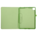Miniatyrbillede 2 af 5: Til iPad Pro 13 (2024) Etui - Todelt Stativ, Læder Tablet Cover, Litchi Struktur Multicolor Green