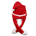 Miniatyrbild 3 av 5: Elk Santa Claus-hatt Julkula Fest Pinch Öra Rör Röd Roliga Öron Rör Sig Non luminous