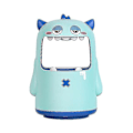 Miniatyrbillede 1 af 5: Usb Lille Monster Myg Dræbende Lampe Lys Berøring Fysisk Mute Myg Fanger I Sommeren Husholdning Soveværelse Stue Blue