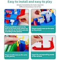 Miniatyrbillede 3 af 4: Adventure Rail Car Track Set Race Tracks Safe Smooth Car Adventure Educational Toy Children Car Adventure Game Interactive Toys Vehicle Puzzle Car