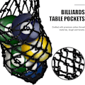 Miniatyrbillede 2 af 5: 6 stk. bomuldspoolbordnetposer holdbare poolnetposer poolbordtilbehør (santanxing)