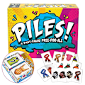 Pikkukuva 1 / 5: Piles-korttipeli, nopea tempoinen kaikille sopiva lautapeli, perheen peli-ilta, muistipelit, lapsille ja aikuisille, 10 minuuttia
