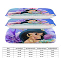 Miniatyrbilde 2 av 5: v117 Tegneserieprinsesse 3-delt sengesett 1 dynetrekk + 2 putetrekk for barn gutter jenter voksen tegneserie varm søt mote ferie gave hn117 135x200cm 53x78in