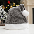 Miniatyrbillede 5 af 5: Plush Julehat Blød Behagelig Vibrerende Farve Julehat Festival Dekoration Red
