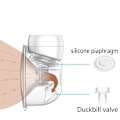 Pikkukuva 3 / 5: BPA-vapaa silikoninen suukappaleen pumppuosa äidin rintapumppuun - Multicolor 19mm