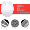 Miniatyrbillede 4 af 5: 25 stk. 5 gallon elastiske top maling siposer hvide fine mesh pose maling filterpose til hydroponisk
