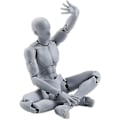 Miniatyrbillede 1 af 5: Actionfigur Ritmodell, Tegnefigurer til Kunstnere Actionfigur Model Menneske Mannequin Mand Kvinde (FMY) 21 x 18,3 x 4 cm 8.3 x 7.2 x 1.6 inches Male