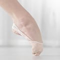 Miniatyrbillede 5 af 5: Halvlange rytmiske gymnastiksko Gymnastiksko Bløde halvsokker Ballroom Art Gym Tilbehør Elastiske dansesko S