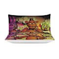 Pikkukuva 3 / 5: 81v Five Nights at Freddy's 3-osainen vuodevaatesetti Lämmin ja mukava pehmeä pussilakanasetti, jossa 1 pussilakana ja 2 tyynyliinaa pojille ja tytöille 200x200cm 78x78in