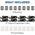 Miniatyrbillede 3 af 5: Pool Cover Reel til overjordiske pools, Pool Cover Reel, Swimming Pool Cover Reel, Rustfrit stål bevægeligt Reel System, 8stk Reel Fixing Kit