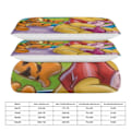 Miniatyrbilde 2 av 4: v466 Winnie The Pooh 3-delt sengesett for enkeltseng - Inkluderer 1 enkeldyne og 2 putetrekk - Falmebestandig mikrofiber - Winnie The Pooh io466 135x200cm 53x78in