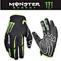 Pikkukuva 3 / 4: Monster Energy Moottoripyöräkilpailujen Ajokäsineet Pyöräilijän Ritarin Taisteluvarusteet Kaikki Neljä Vuodenaikaa Mikrokuitu Liukumattomat Käsineet Green and black XL