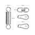 Miniatyrbillede 5 af 5: Punching Bag Hanger Set, Rustfrit Stål Svingbar Montering Kæde