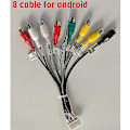 Miniatyrbild 2 av 3: Android Radio Biltillbehör Rca Utsignal Kabel Aux-in Subwoofer Mikrofon Adapter 20pin Universell Kabel För Px6 -gt 11 cable