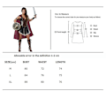 Miniatyrbillede 3 af 5: Halloween Xena Gladiator Cosplay Kostume Kvinde Spartan 300 Kriger Outfit Kjole Romersk Soldat Fancy Dress M