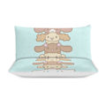Miniatyrbild 3 av 5: v1200 Sanrio Quilt Set Tjockt Mjukt 3-delars Sängklädesset Året Runt Täcke med 2 Örngott för Vuxna Kvinnor Flickor Tonåringar Hem Rum Inredning io1200 135x200cm 53x78in