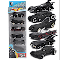 Pikkukuva 1 / 5: 6 kpl Batmobile-autoleluajoneuvoa metallia