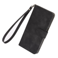 Miniatyrbild 5 av 5: For Tecno Spark 10 Pro Skin-touch Läder Folio Case Plånbok Stativ Magnetiskt Skyddande Telefonskal Black Transsion Tecno Spark 10 Pro