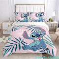 Miniatyrbild 1 av 5: v4883 Sängkläder Lilo och Stitch Heminredning Sängset Tecknad Donna Örngott Mjuka Sängkläder Sänglakan IU4883 135x200cm 53x78in