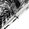 Miniatyrbillede 4 af 5: x417 Anime Berserk 3-delt Sengesæt Varmt Og Behageligt Blødt Dynebetræk Sengesæt med 1 Dynebetræk Og 2 Pudebetræk til Soveværelse b417 135x200cm 53x78in