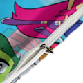 Miniatyrbilde 4 av 5: x89 Teen Titans Go 3-delt sengetøysett Varmt og komfortabelt mykt dynetrekksett med 1 dynetrekk og 2 putetrekk for soverom b89 200x200cm 78x78in