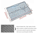 Miniatyrbild 5 av 5: Bimirth för Yamaha Mt-07 Mt07 Fz-07 Fz07 2014 - 2019 Motorcykel Kylare Grill Guard Grill Skyddskåpa Mesh Net Fender Tillbehör Red