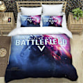 Miniatyrbild 1 av 5: v1018 Sängkläder spel Battlefield pint Sängkläder Utsökta sängkläder set påslakan säng täcke set sängkläder lyxig födelsedagspresent 3-delar 240x260cm 94x102in