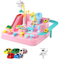 Miniatyrbillede 1 af 4: Adventure Rail Car Track Set Race Tracks Safe Smooth Car Adventure Educational Toy Children Car Adventure Game Interactive Toys Vehicle Puzzle Car