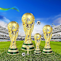 Miniatyrbillede 2 af 5: VM Fodboldtrofæ Resin Replika Trofæ Model Fodbold Fan Souvenir Gave -wf 27CM