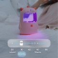 Miniatyrbillede 4 af 5: Usb Lille Monster Myg Dræbende Lampe Lys Berøring Fysisk Mute Myg Fanger I Sommeren Husholdning Soveværelse Stue Blue