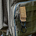 Miniatyrbilde 3 av 5: 4 stk. Hengekarabinkrok Nylon Vevbånd Trekant Spenne Stroppklips for Ryggsekk Khaki