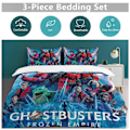 Pikkukuva 5 / 5: x316 Ghostbusters Frozen Empire -pussilakanasetti, mikrokuituinen vuodevaatesetti, 3D-painettu kevyt 3-osainen peittosetti, 1 pussilakana ja 2 tyynyliinaa 135x200cm 53x78in