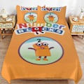 Miniatyrbilde 1 av 5: x457 Numberblocks Dynetrekk Mikrofiber Sengesett 3D-Printet Lettvekt 3-Dels Dynesett, 1 Dynetrekk og 2 Putetrekk for Barn Gutt 135x200cm 53x78in