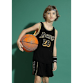 Pikkukuva 2 / 2: Lakers #23 Lebron James Pelipaita Nro.23 Koripalloasu Lada / Musta Black Black XXL (155-160cm)