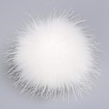 Miniatyrbild 1 av 5: Naievear 12cm Konstgjord Päls Hår Fluffy Pompom Bollen Hänge Hatt Väska Skor Diy Tillbehör