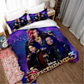 Miniatyrbild 4 av 5: v5614 Sängkläder Descendants Bäddset 3 Delar Påslakan Örngott Täcke Örngott Set Storlek Sängkläder IU5614 135x200cm 53x78in