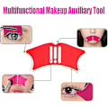 Miniatyrbillede 5 af 5: 3 stk. Næse Kontur Eyeliner Stencils, 4 i 1 Silikone Eyeliner Stencils Næseskygge Stencil Kvinde Makeup Hjælpeværktøj Begyndere Applikator Guide Værktøj