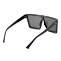 Pikkukuva 5 / 6: Retro mustat neliskanttiset aurinkolasit miehille, merkkisuunnittelija, ulkomuoti, aurinkolasit, klassiset vintage-miesten sävyt, ajo-lasit Gafas De Sol WhiteDoubleGray