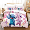 Miniatyrbild 5 av 5: v4846 Sängkläder Stitch 3PCS Sängset Örngott/Påslakan Täcke Omslag Fans Gåvor Sängkläder IU4846 135x200cm 53x78in
