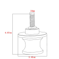 Miniatyrbild 5 av 5: Otwoo för Kawasaki Er6n Er 6n Er-6n 2006-2016 Er6f Er-6f 2009-2011 Motorcykel Cnc Svingarms Spolar Slider Stativskruvar Reglage Green-ER6N
